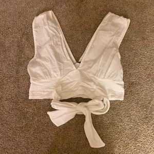 ZARA - white crop top